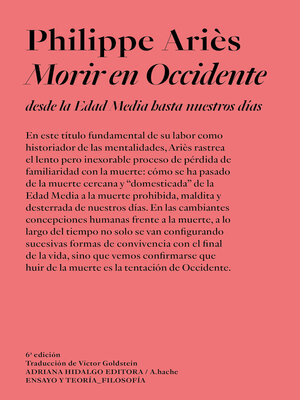 cover image of Morir en occidente